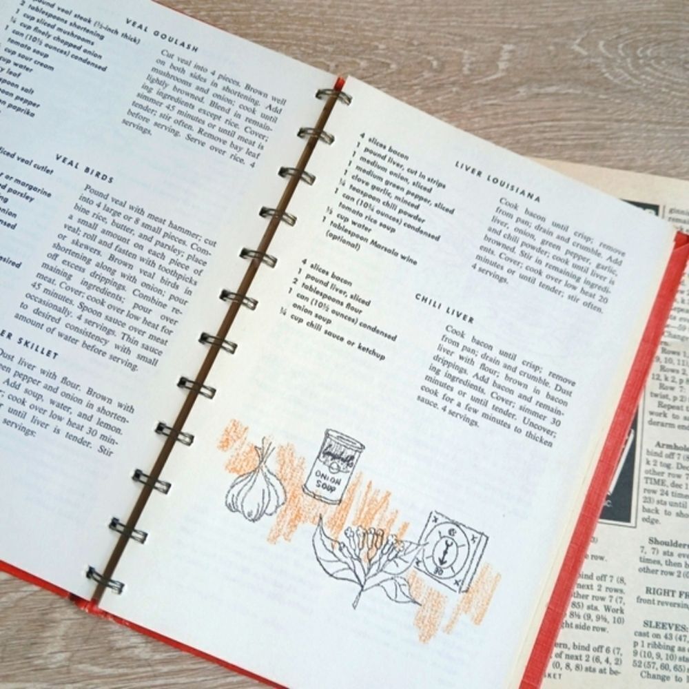 A Campbell Cookbook cooking with Soup Recipes LITHOGRAPH First Edition - Picture 12 of 15
